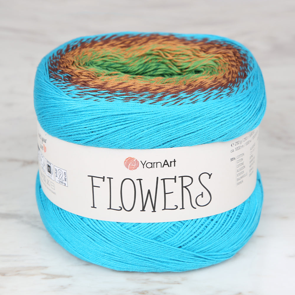 Yarnart Flowers Ebruli 250gr El Örgü İpi - 314